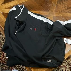Polo Black Interlock Track Jacket